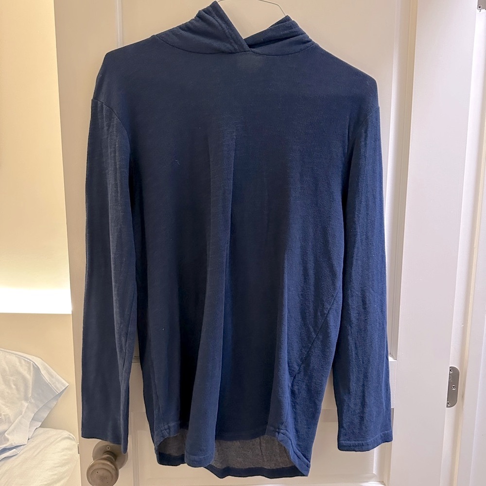 GOODLIFE Knit Hoodie Blue Size Large